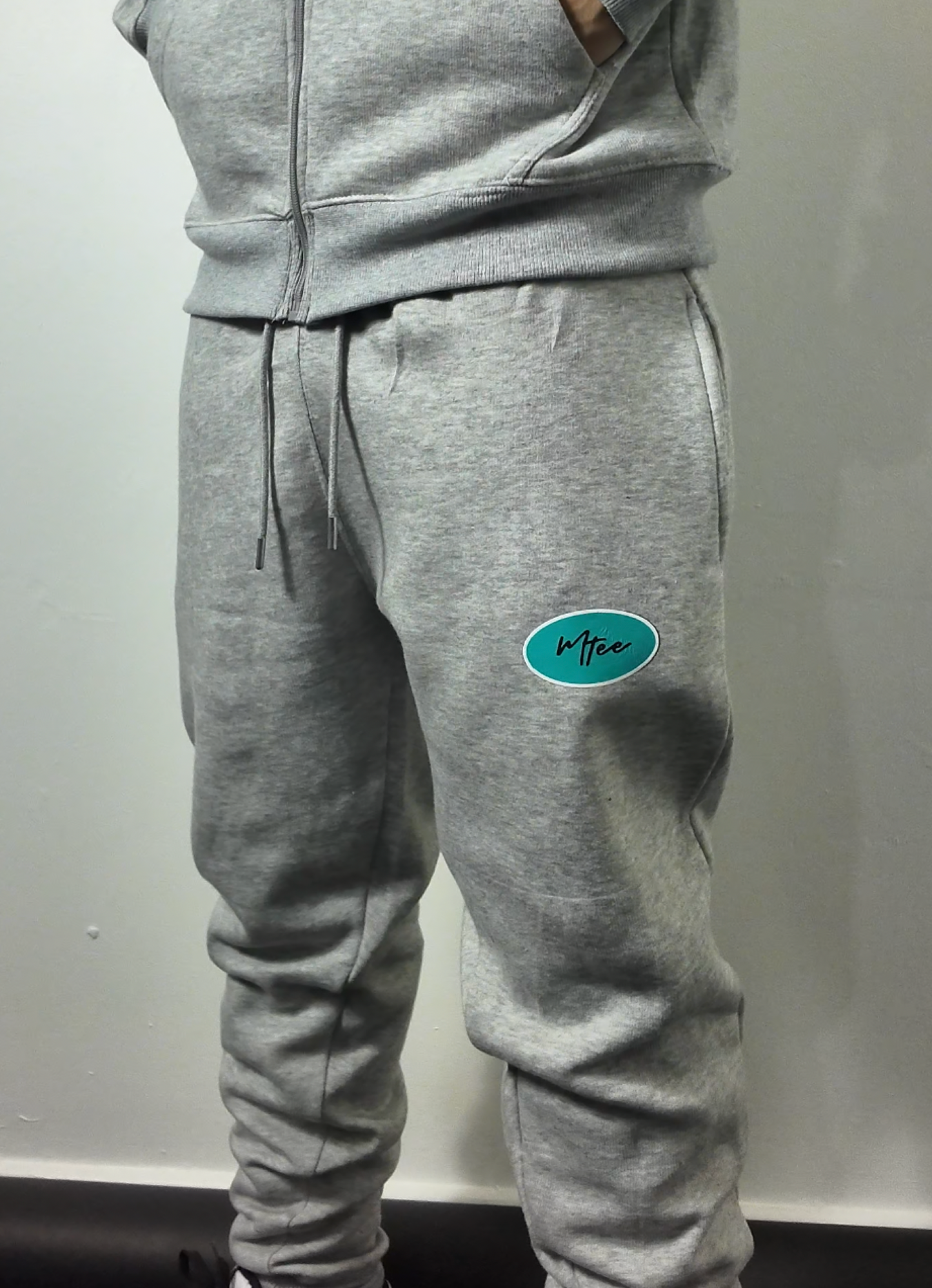 'Road to a Mtee' zip up joggers (V3 - Grey)