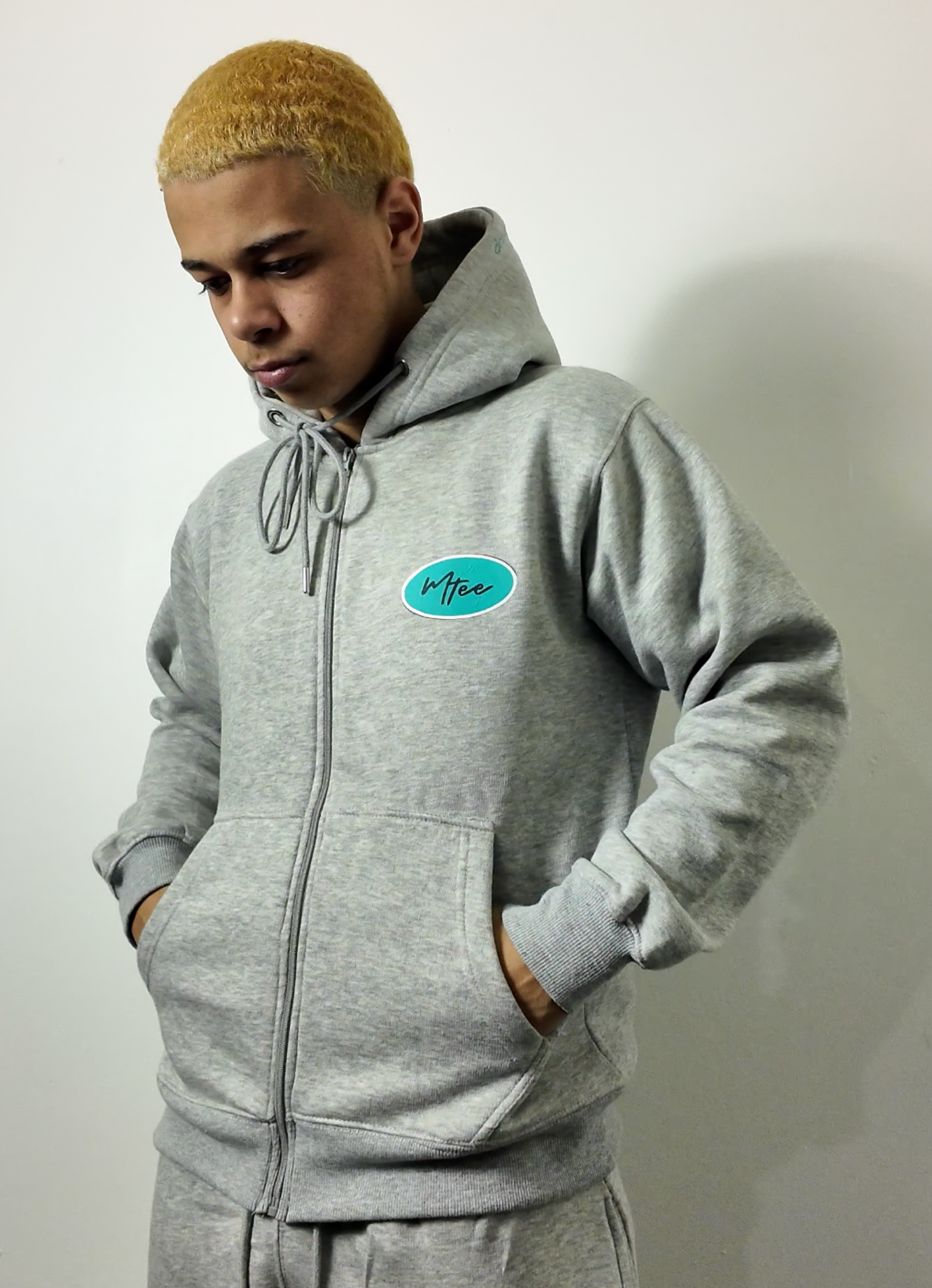 'Road to a Mtee' zip up hoodie (V3 - Grey)