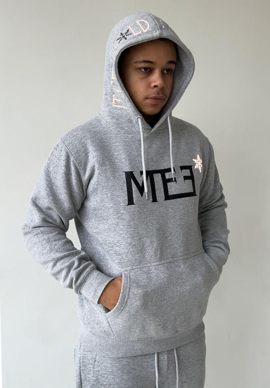 'it gets cold at the top' Grey edition hoodie