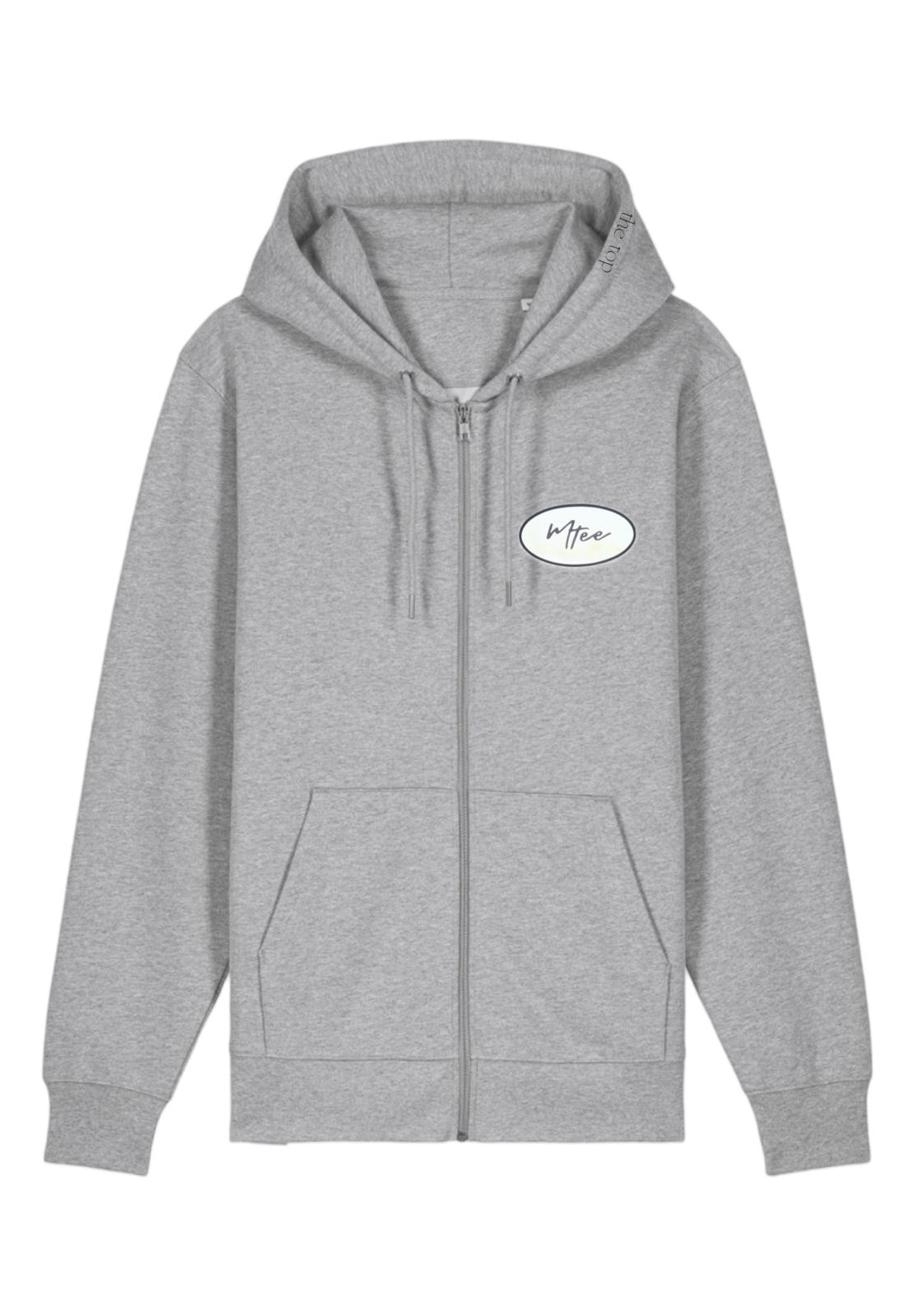 'Road to a Mtee' Zip Up Hoodie (Grey)