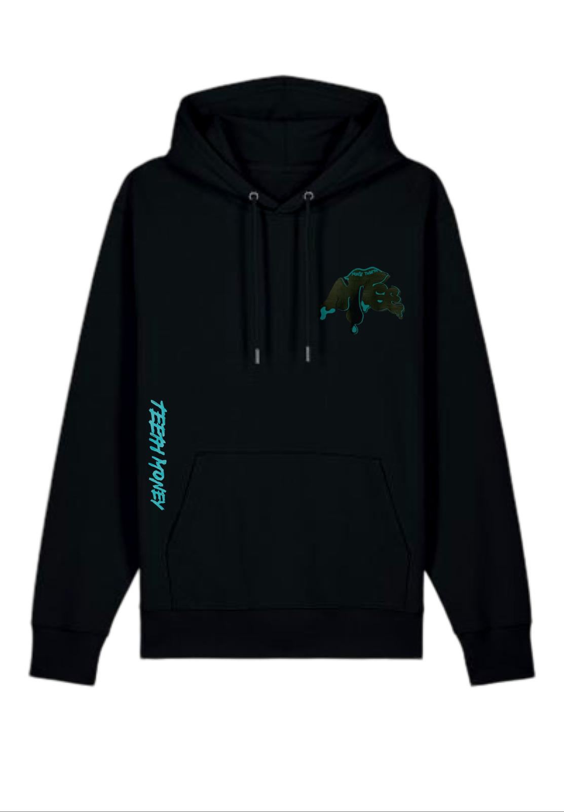 Mtee - Black and Tuquoise Hoodie